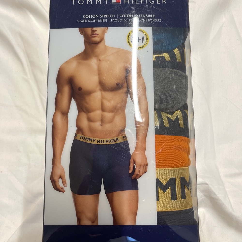 Tommy Hilfiger Boxer Briefs New 4 Pack multi color